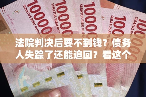 武汉法院判决后要不到钱？债务人失踪了还能追回？看这个方法！
