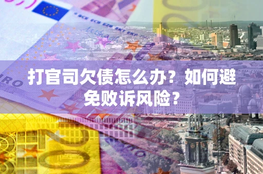 武汉打官司欠债怎么办？如何避免败诉风险？