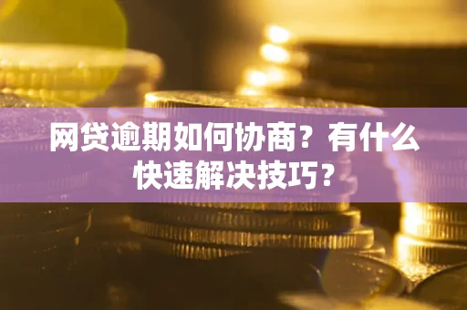 武汉网贷逾期如何协商？有什么快速解决技巧？