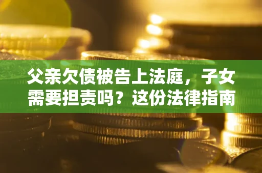 武汉父亲欠债被告上法庭，子女需要担责吗？这份法律指南必须看完
