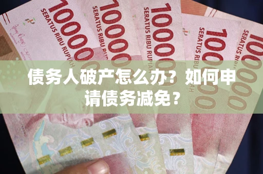 武汉债务人破产怎么办？如何申请债务减免？