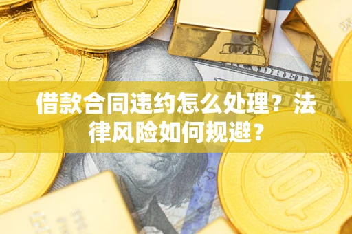 武汉借款合同违约怎么处理？法律风险如何规避？