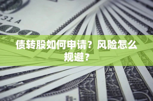 武汉债转股如何申请？风险怎么规避？