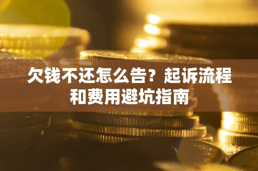 武汉欠钱不还怎么告?起诉流程和费用避坑指南 武汉欠钱不还怎么告?起诉流程和费用避坑指南