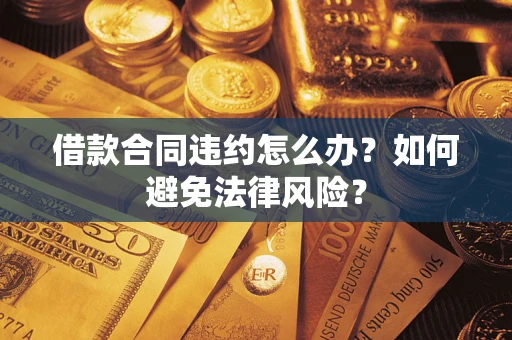武汉借款合同违约怎么办？如何避免法律风险？